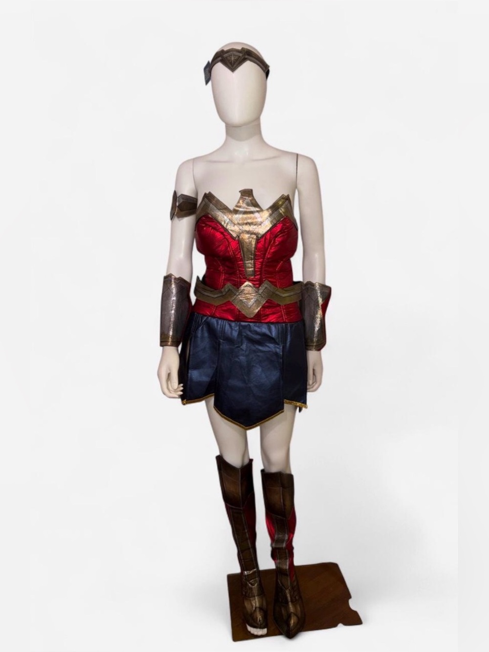Rubie's Women's Superhero Costume in Red, Blue & Gold